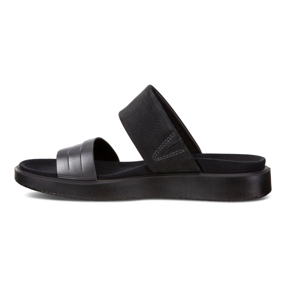 Sandalias Mujer - ECCO Flowt W Flat - Negros - XRI478509